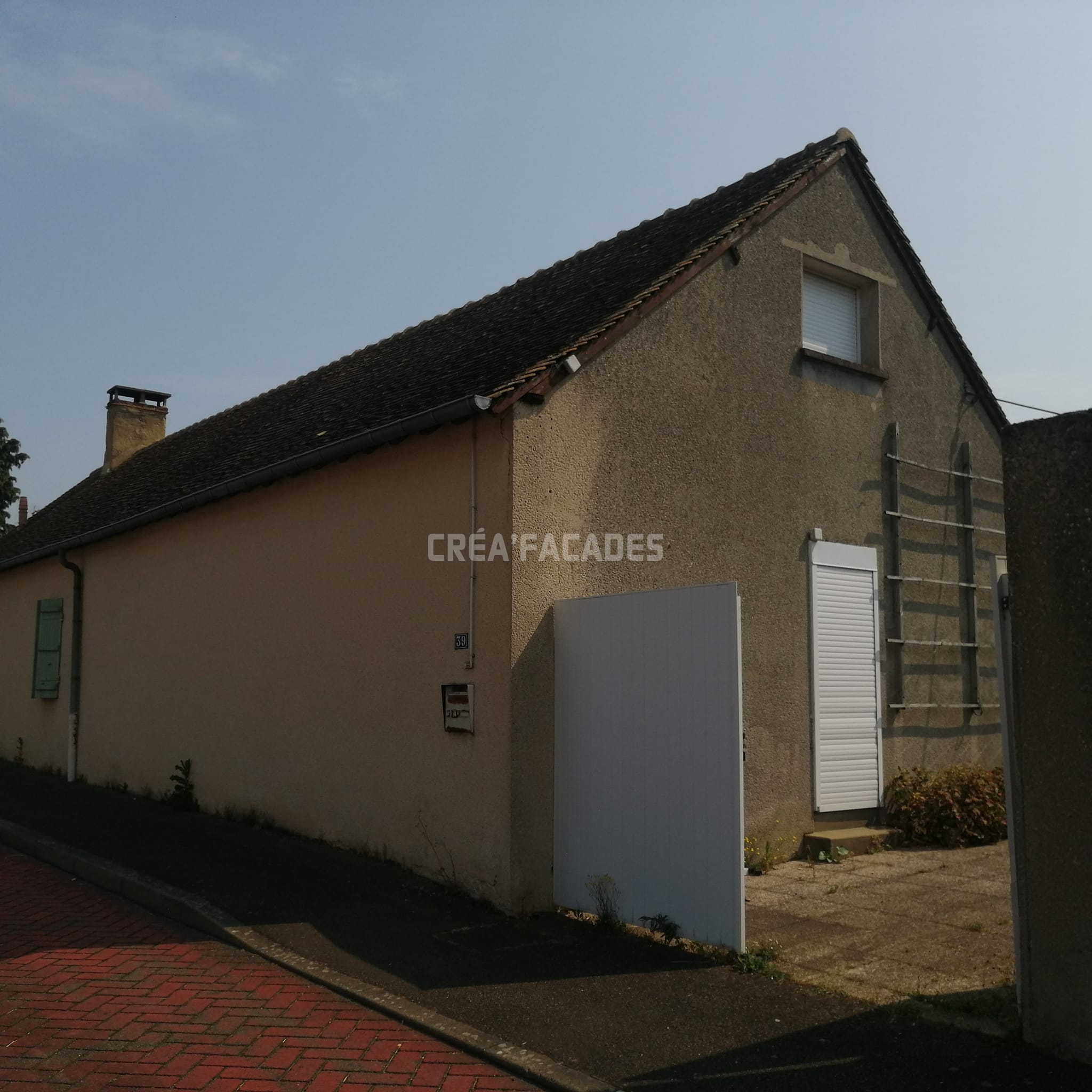 Ravalement façades d'une maison à Sargé, 72190, Sarthe