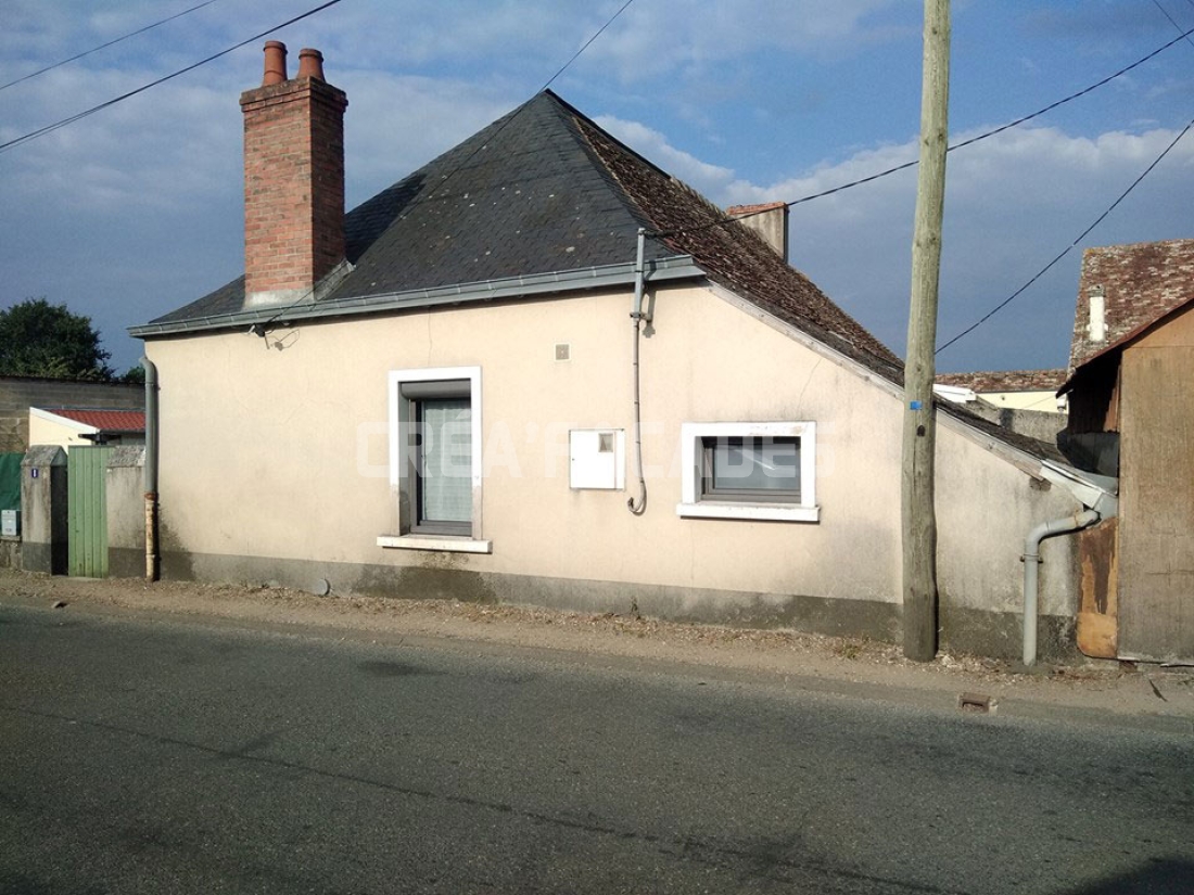 Maison avec cheminée, façade rénovée par Créa'Façades.